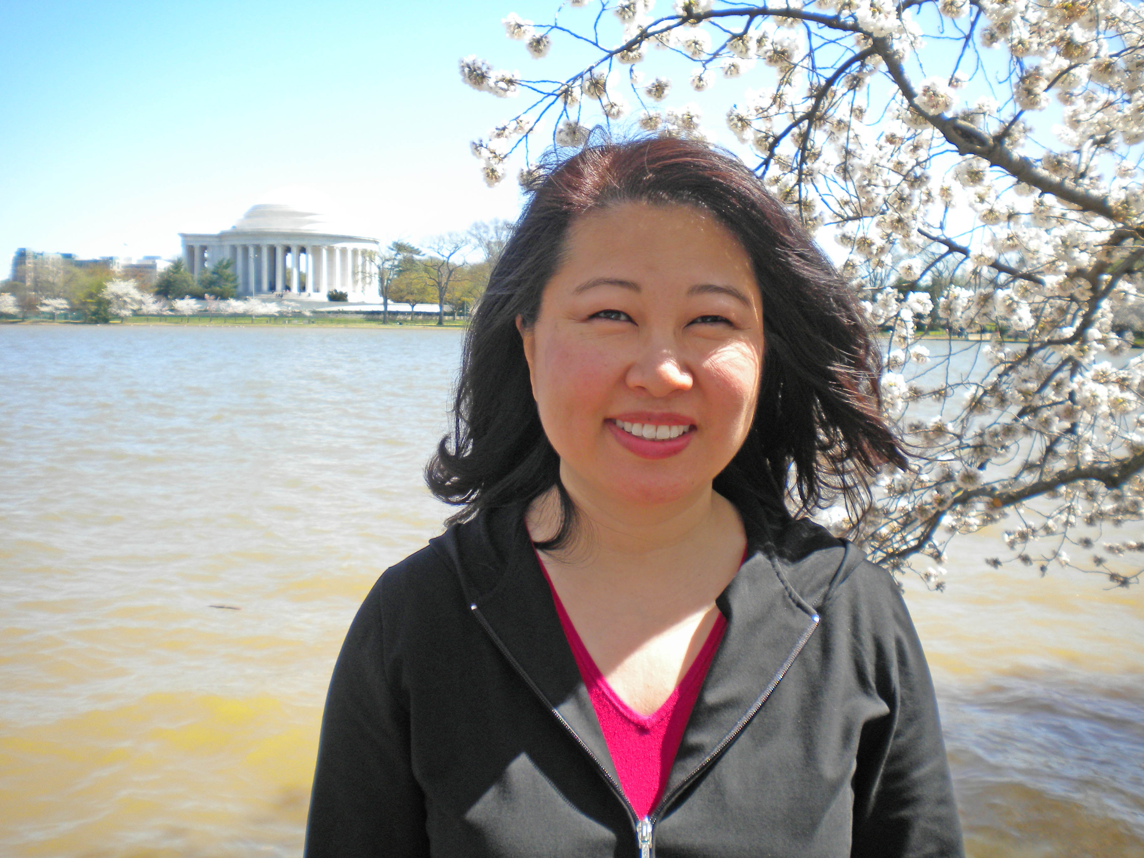 Julie at Potomac River