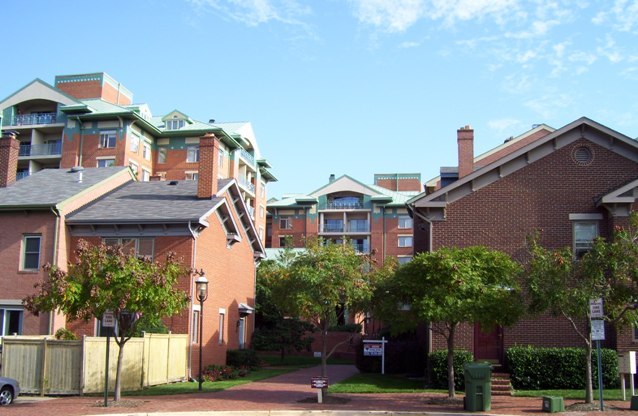 View of the Colecroft townhouse condos