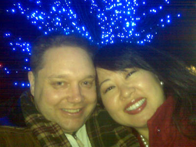 Christmas lights at Mormon Tabernacle