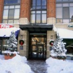 Carlyle Square in the snow