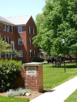 red brick facade