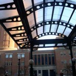 See-through canopy at Carlyle District entry