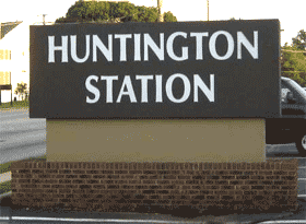 Sign at Huntington Metro