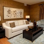 living room at the Jamieson condos