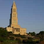 masonic temple from foot of hill