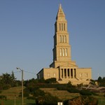 masonic temple from foot of hill