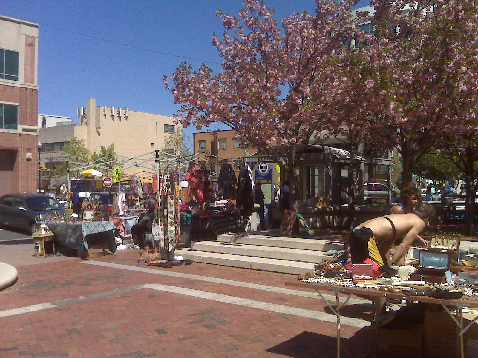 Court House flea market