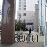 bike rack at Fashion Centre