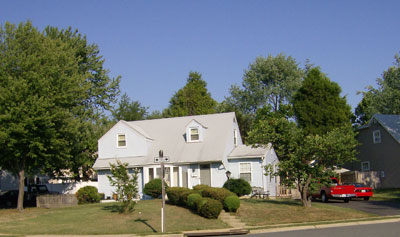 One large dormer with a small addition on this Bucknell home.