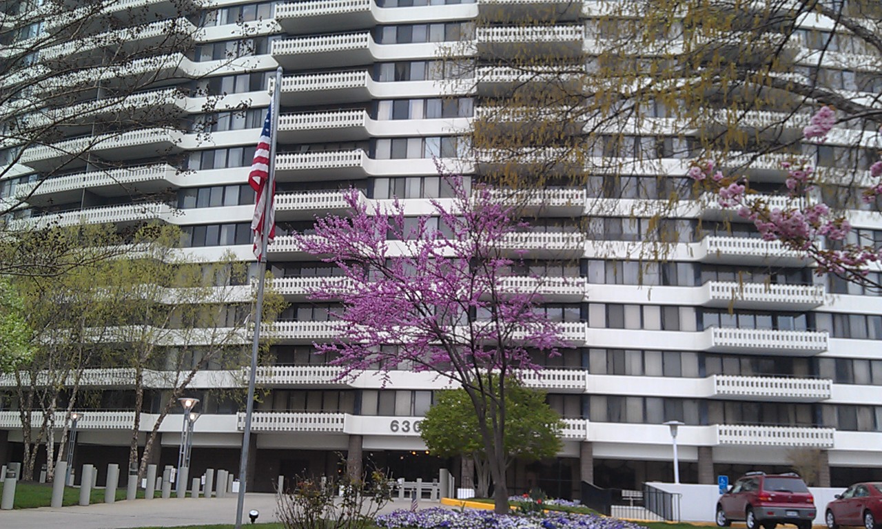 entrance to the condos