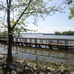 A pier over the water