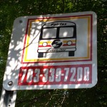 A Fairfax Connector sign