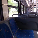 Another angle showing the inside of a Fairfax Connector bus