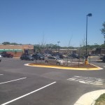 Here is the parking lot at Kings Crossing