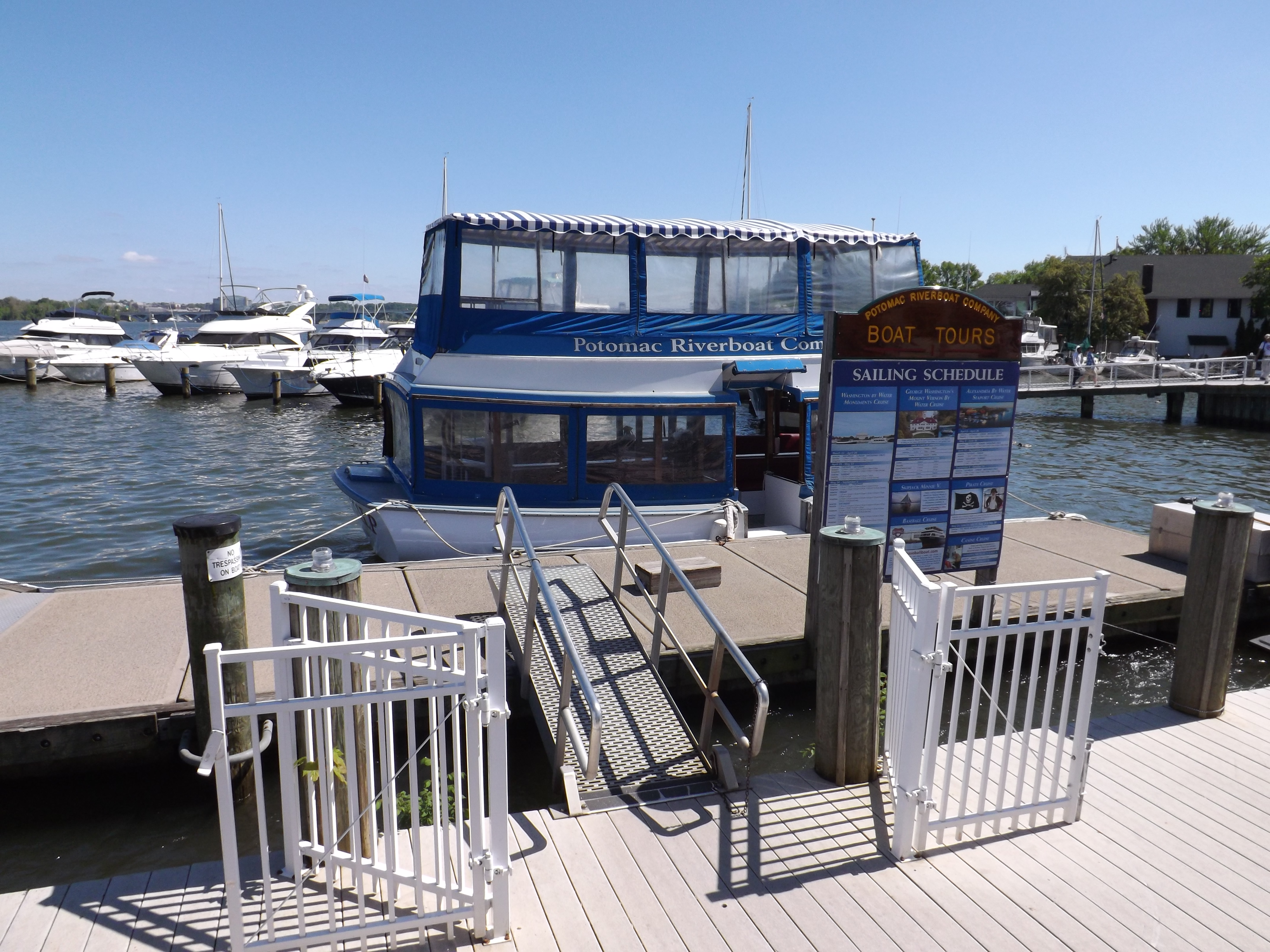 boat on the Potomac River