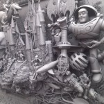 A piece of art from the festival