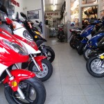 Some of the scooters for sale at HP Mopeds