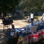 A barbeque at Pohick Regional Park