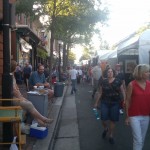 An Art Festival that took place on King St. in Old Town Alexandria
