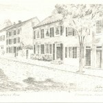 Retaining it's cobblestone street is Captains Row in the 100 block of Prince Street. Many captains' lived here during the era of tall sailing ships.