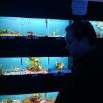 Will Nesbitt looks at the fish