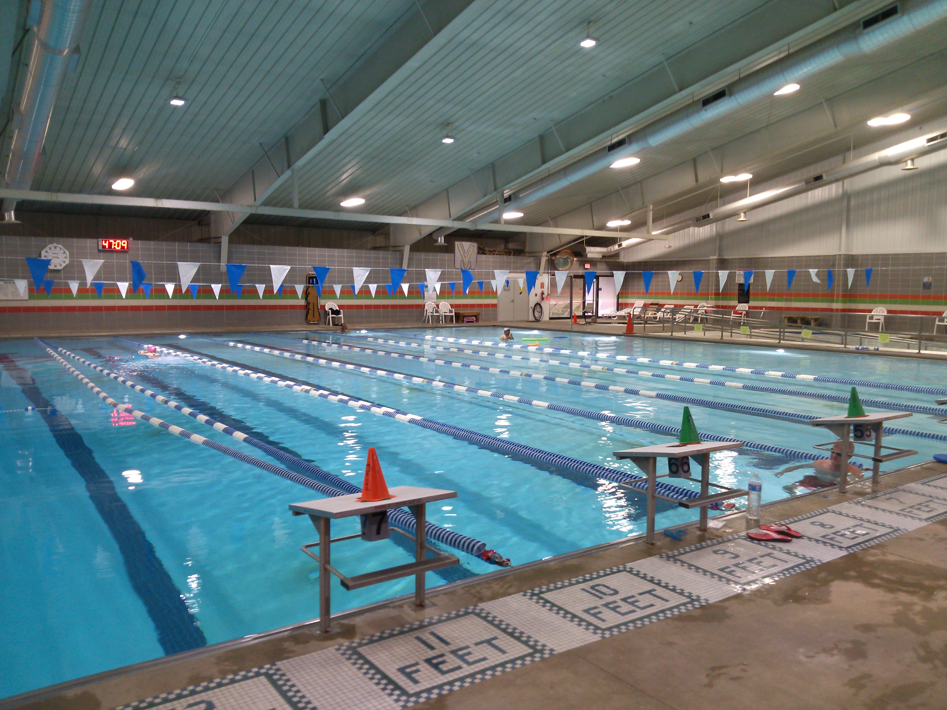 The pool at the Mount Vernon RECenter is available all year long