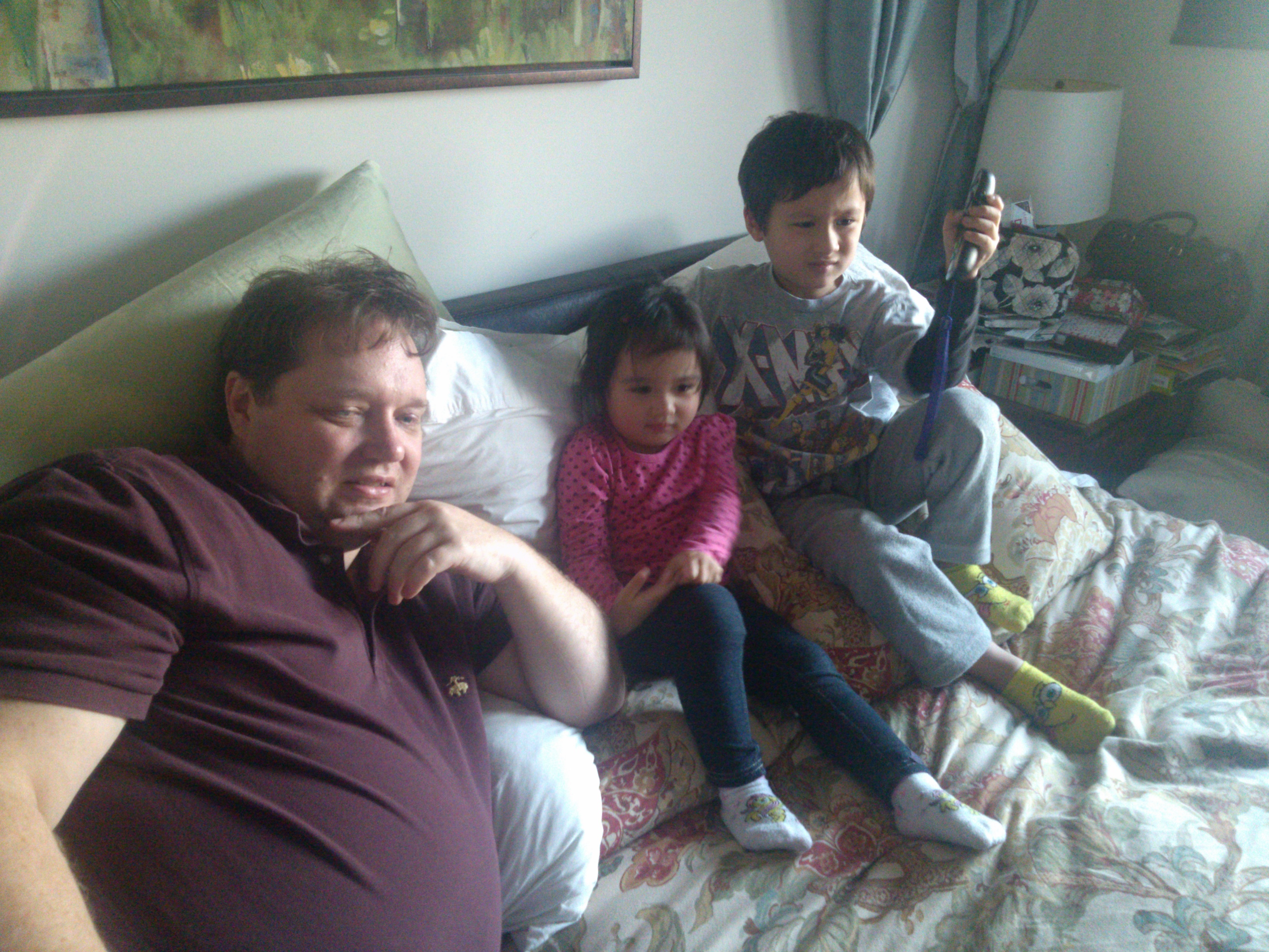 at home