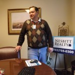 Will Nesbitt sits in the consultation room