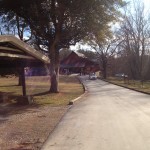 In the winter time, there are heaters outside of the winery, next to tables