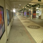 There are several shops and restaurants underneath Crystal City