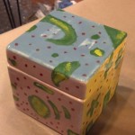A finished ceramic at Paint This! in Old Town