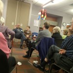Judy Wengrovitz and her husband give a speech for the 46th anniversay of the SAG