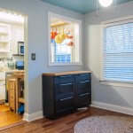 Outside of the kitchen