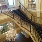 The inside of the Army Navy Country Club is very tastefully decorated