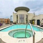 pool with hot time