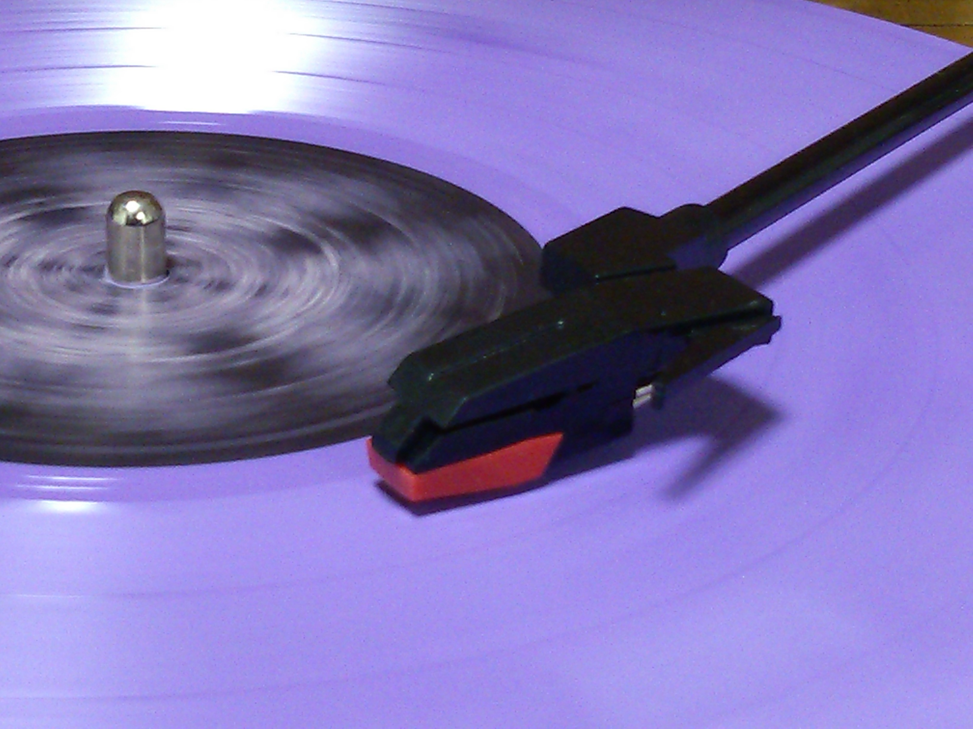 Listening to a record