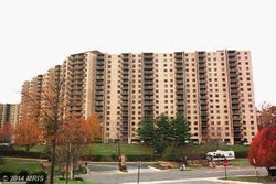 High-rise brick condominium
