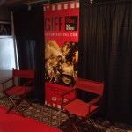 The second floor of the theater was RSVP'd for celebrity guests