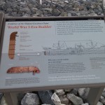 Jones Point Park has a World War I era wooden rudder underneath the bridge