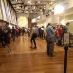 Vendors present their collections to consumers