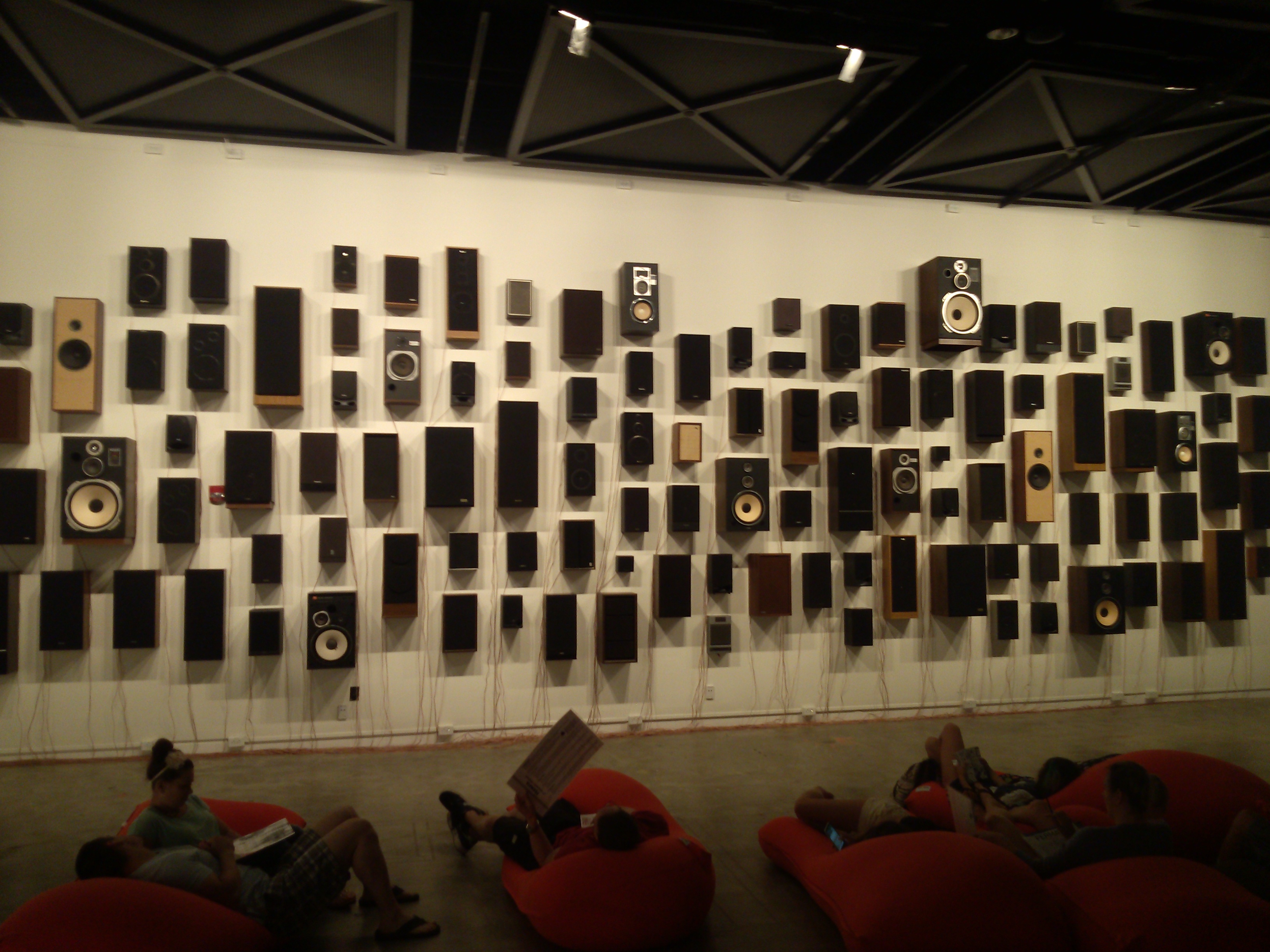 An active listening experience on the second floor