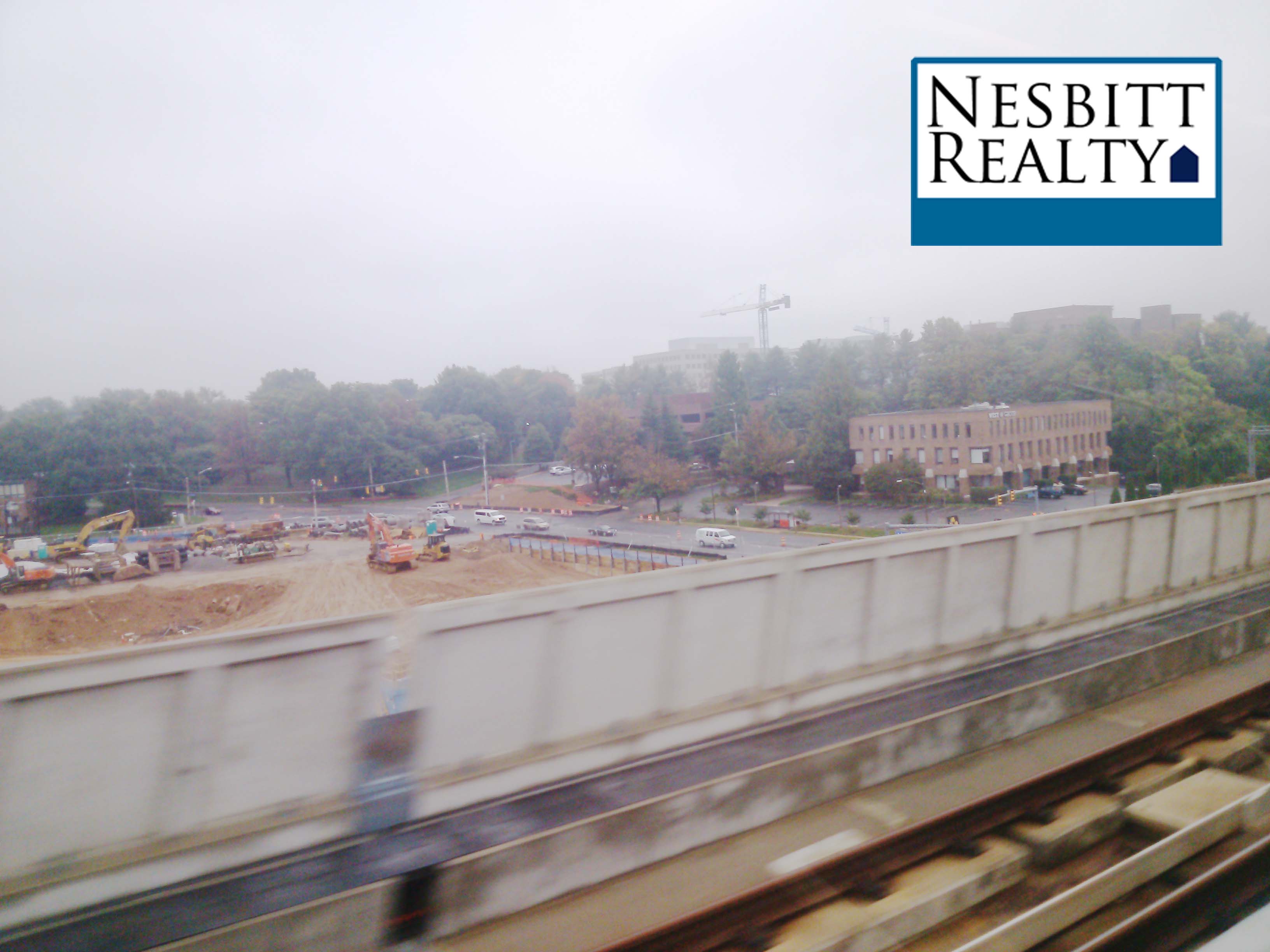 The Silver Line Metro approaches the Mclean Station