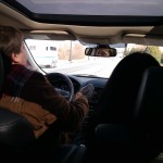 Will and Julie Nesbitt drive into Old Town