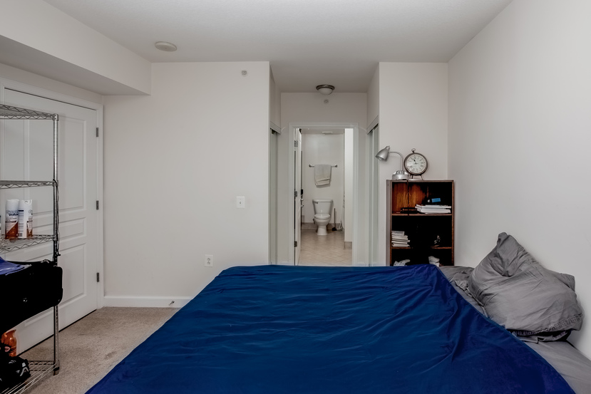 Master bathroom in the distance