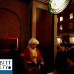 A spooky ghost tour guide tells of history and legend