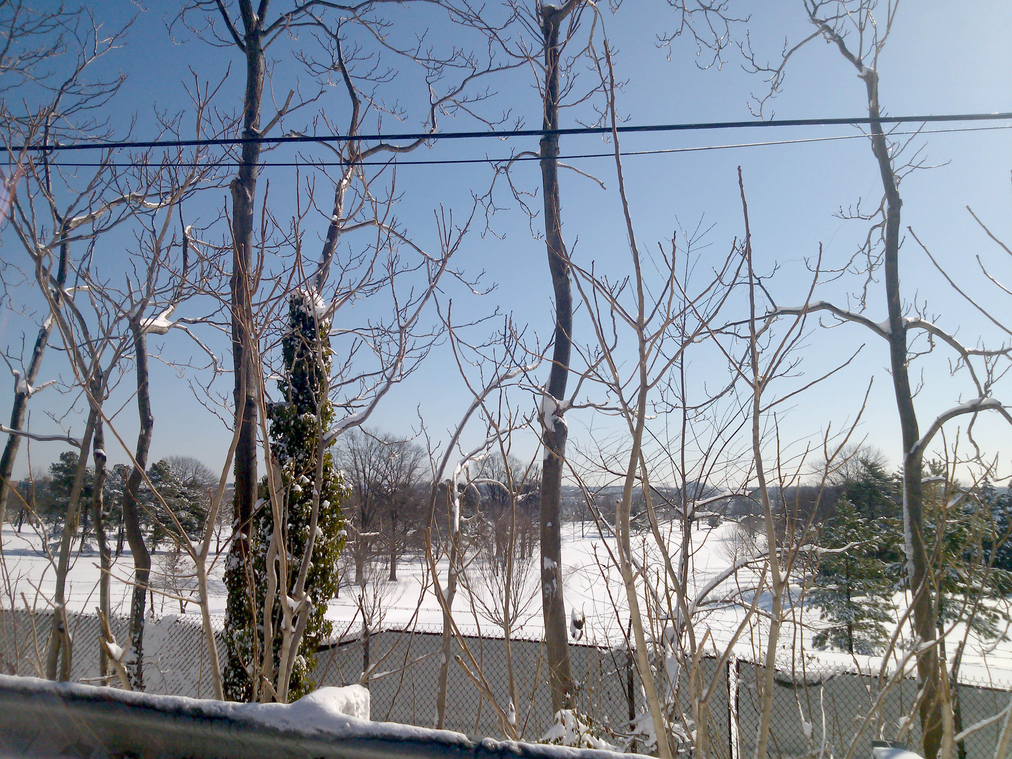 Driving past Belle Haven