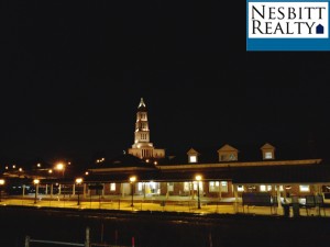 The King Street Metro is near the Amtrak station
