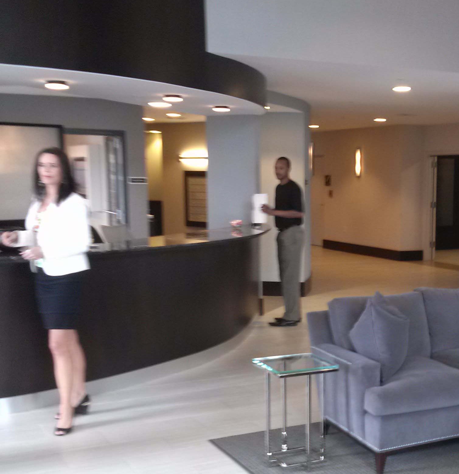 The lobby of the Henry