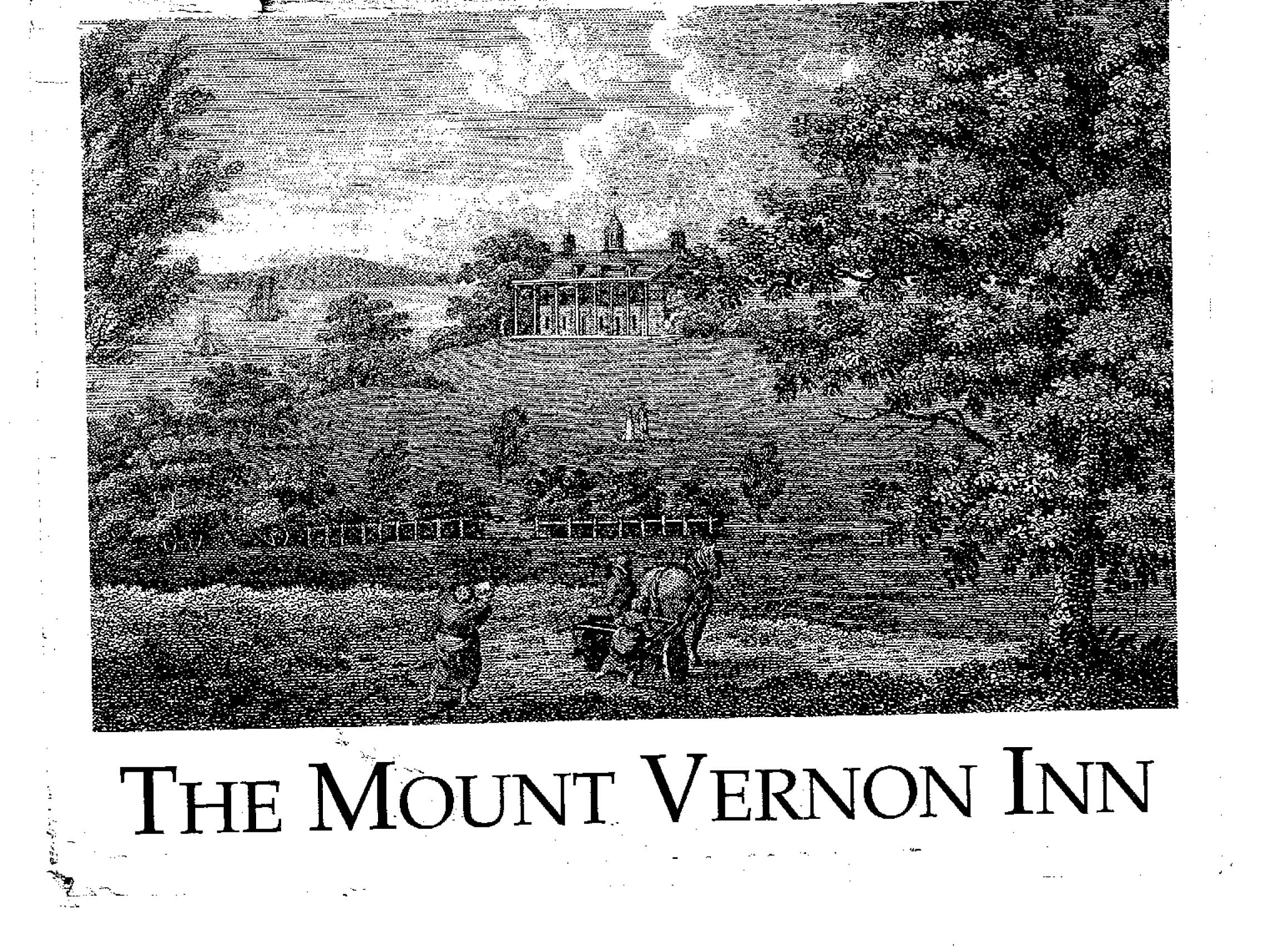 A scan of a Mount Vernon Inn document