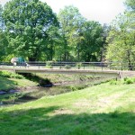 A bridge over water
